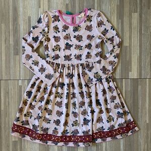 Matilda Jane Pink and Brown Floral Dress